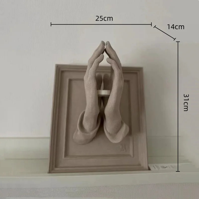 Abstrakter Kerzenständer & Wandanhänger - Apoletta