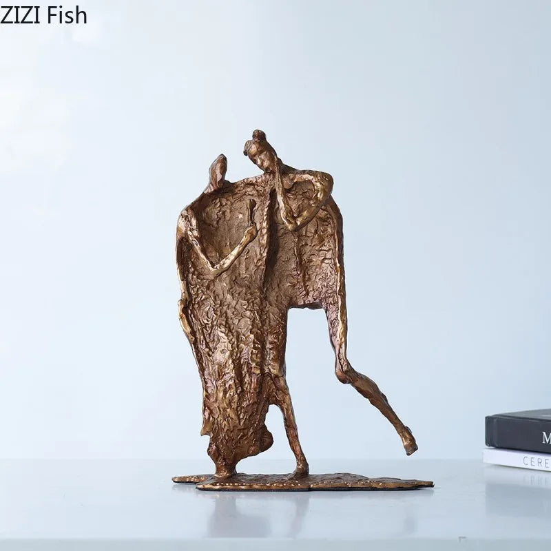 Abstrakte Hohle Metall-Figur-Skulptur - Apoletta