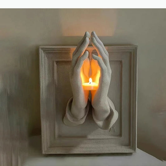 Abstrakter Kerzenständer & Wandanhänger - Apoletta