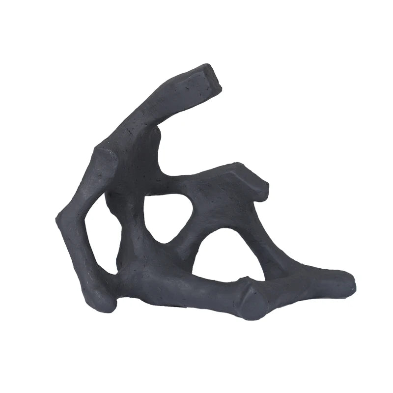 Abstrakte Geometrische Figur-Statue aus Harz - Apoletta