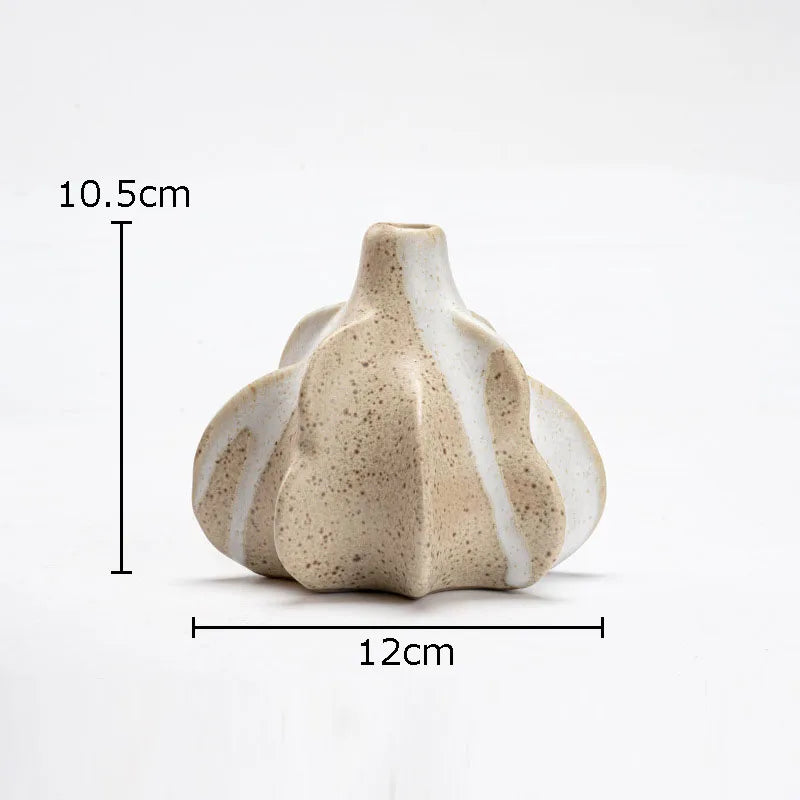 Moderne Keramikvase mit Stachel-Textur - Apoletta