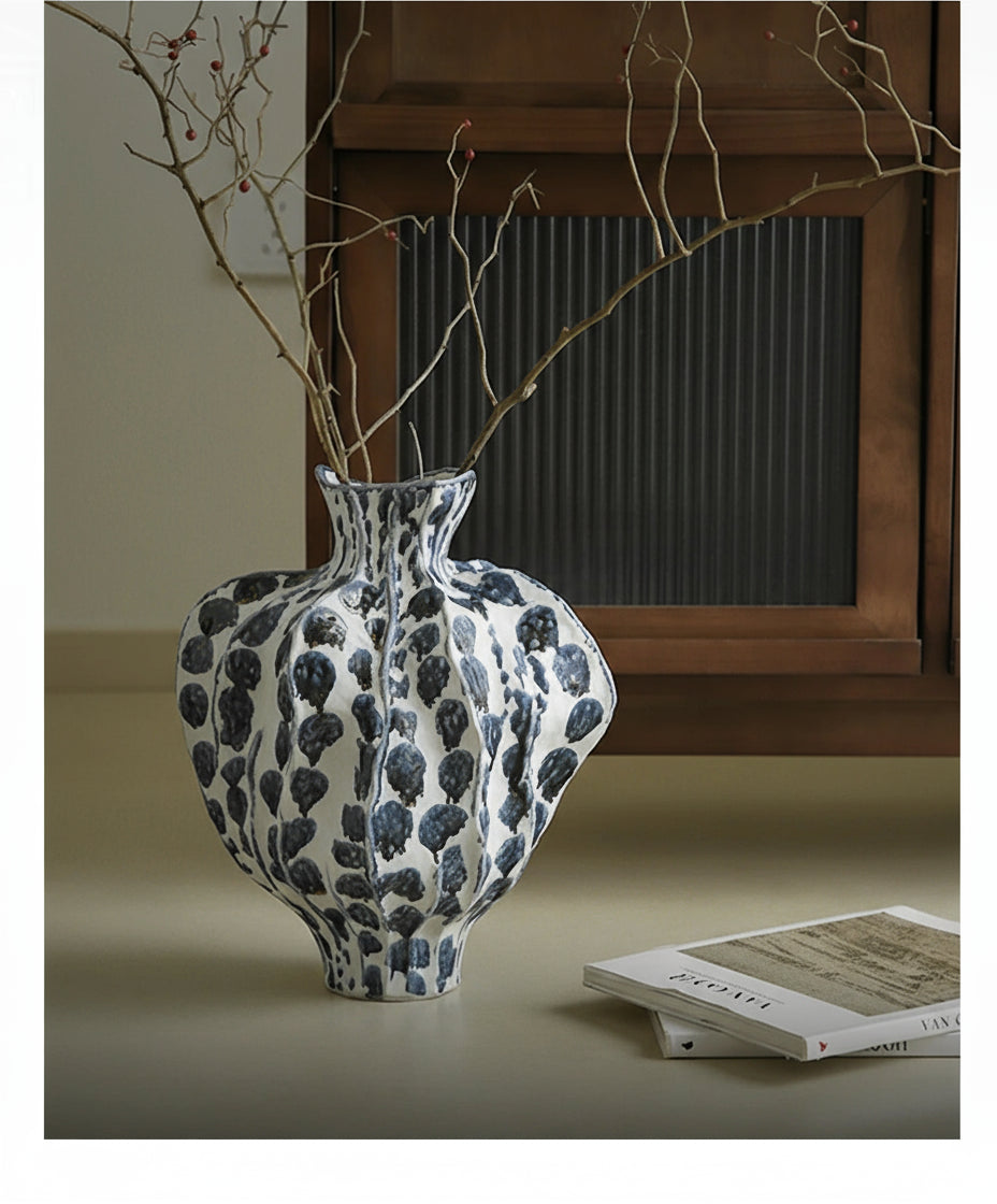 Handgefertigte Keramikvase mit Farbverlauf - Apoletta