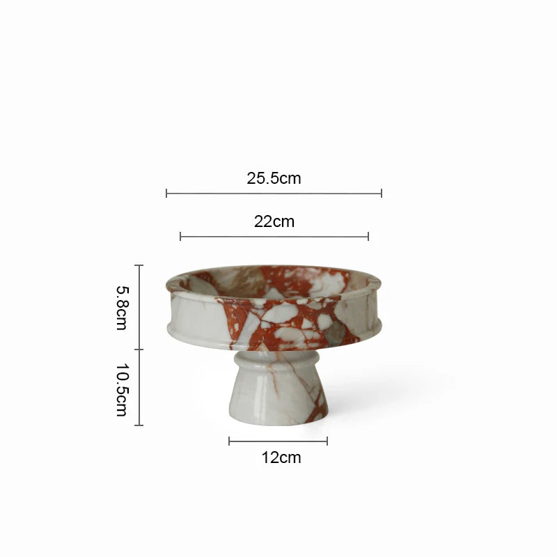 Natürliche Marmorvase (Vintage-Stil) – Heimdekoration für Tisch & Kaminsims - Apoletta