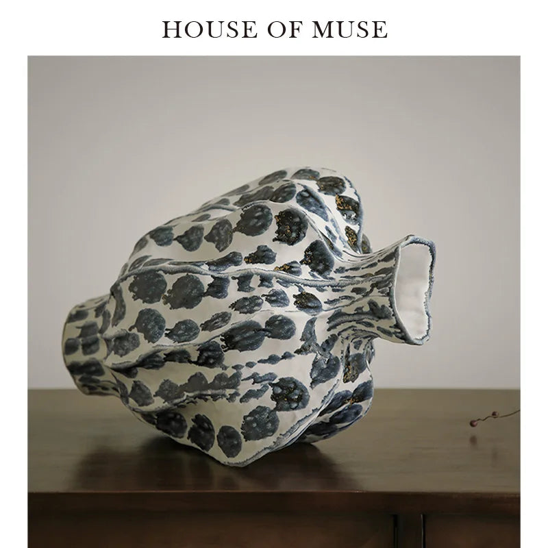 Handgefertigte Keramikvase mit Farbverlauf - Apoletta