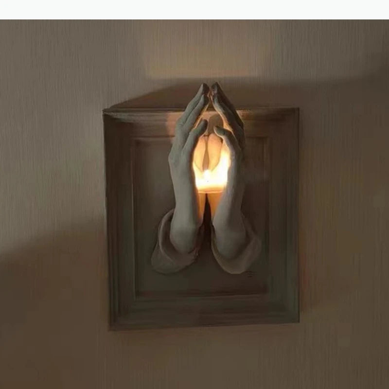 Abstrakter Kerzenständer & Wandanhänger - Apoletta