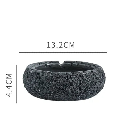 Zement Astronauten-Aschenbecher mit Deckel (Groß & Hitzebeständig) - Apoletta