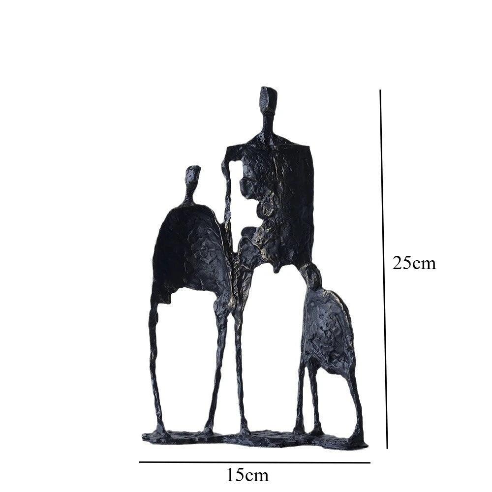 Abstrakte Hohle Metall-Figur-Skulptur - Apoletta