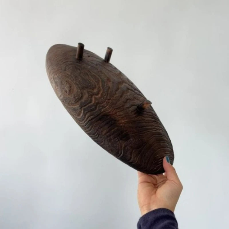 Retro Holztablett für Deko & Snacks - Apoletta