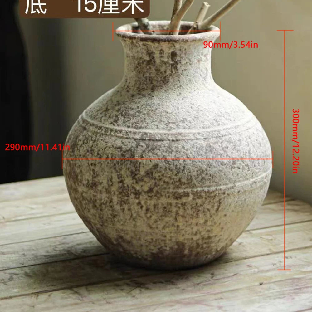 Retro Keramikvase im Wabi-Sabi Stil - Apoletta