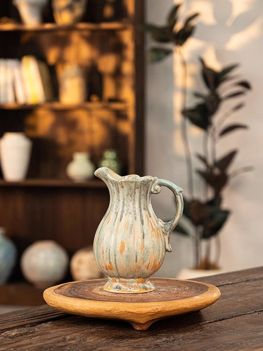 Blaue & Weiße Keramikvase mit Bewässerungsfunktion - Apoletta