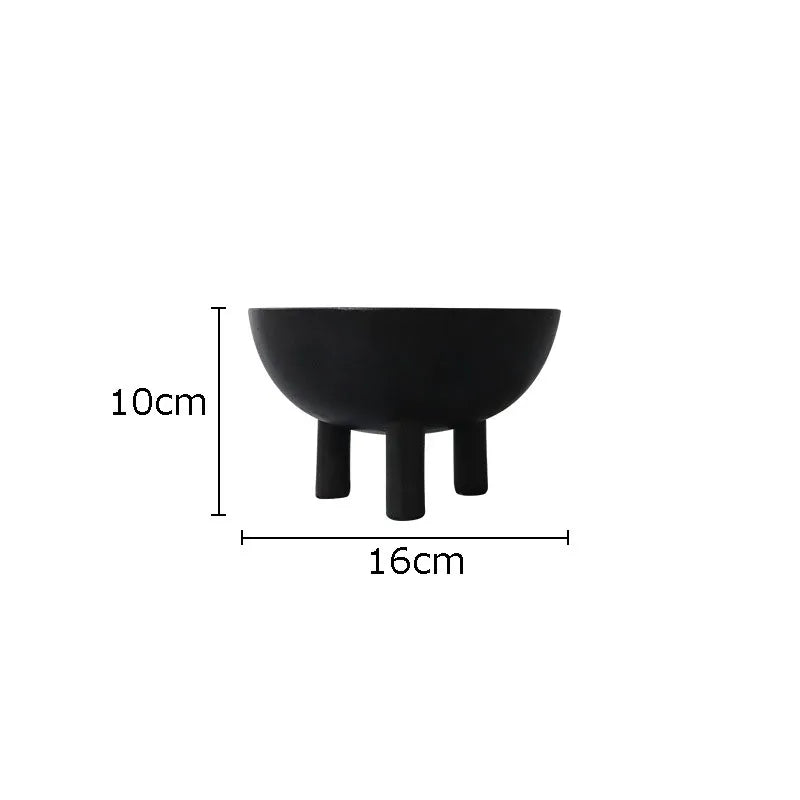 Minimalistische Halbkugel-Vase aus Kunstharz – Modernes Dekor - Apoletta