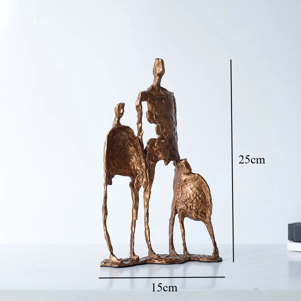 Abstrakte Hohle Metall-Figur-Skulptur - Apoletta