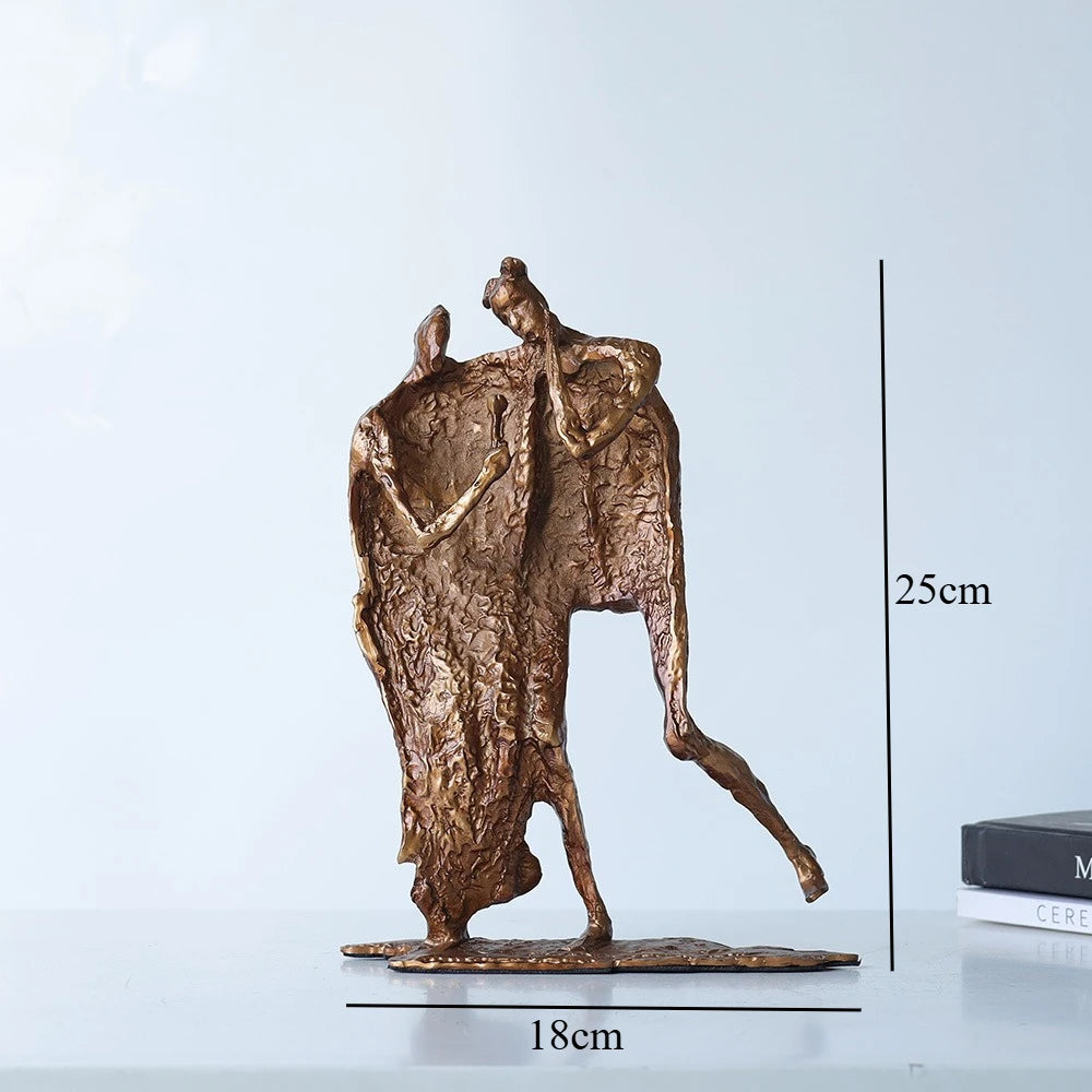 Abstrakte Hohle Metall-Figur-Skulptur - Apoletta