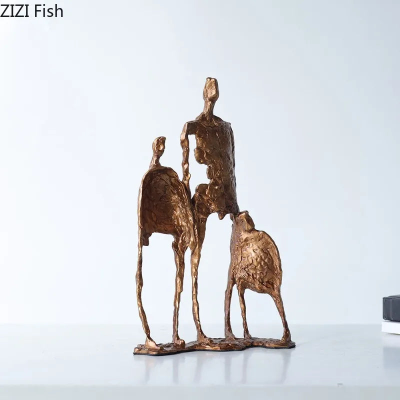 Abstrakte Hohle Metall-Figur-Skulptur - Apoletta