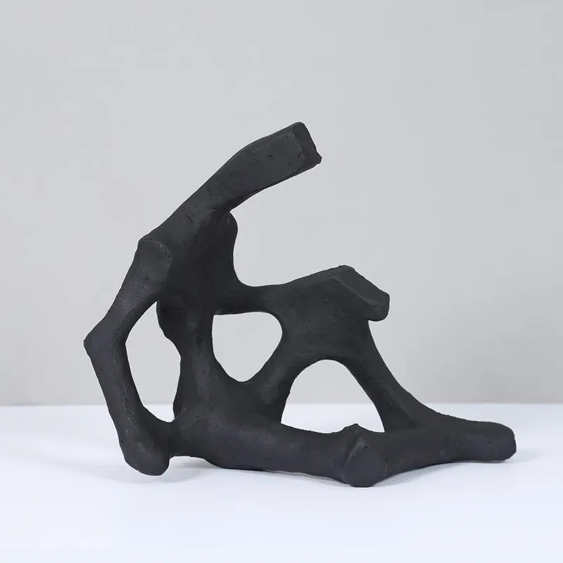 Abstrakte Geometrische Figur-Statue aus Harz - Apoletta