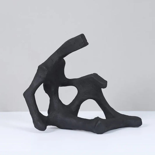 Abstrakte Geometrische Figur-Statue aus Harz - Apoletta