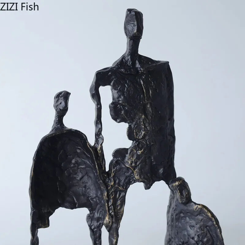 Abstrakte Hohle Metall-Figur-Skulptur - Apoletta