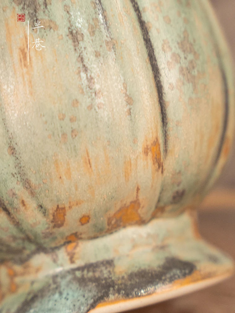 Blaue & Weiße Keramikvase mit Bewässerungsfunktion - Apoletta