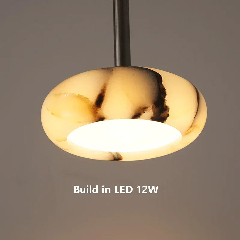 Nordische Hängelampe aus Marmor - Apoletta