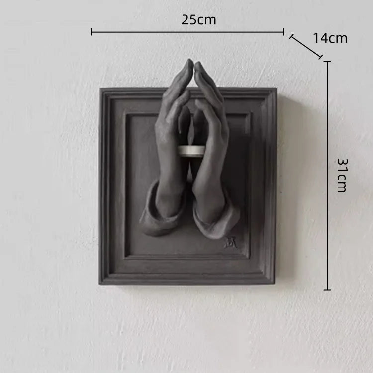 Abstrakter Kerzenständer & Wandanhänger - Apoletta