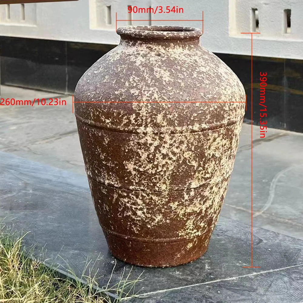 Retro Keramikvase im Wabi-Sabi Stil - Apoletta