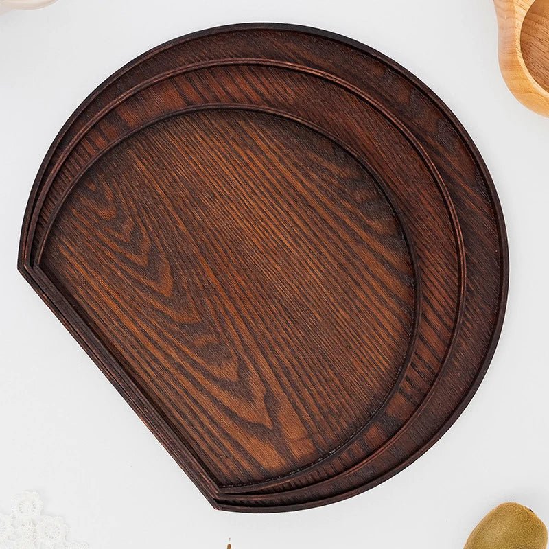 Holzteller & Serviertablett: Dekorative Ablage für Speisen, Kaffee & Desserts - ApolettaApoletta