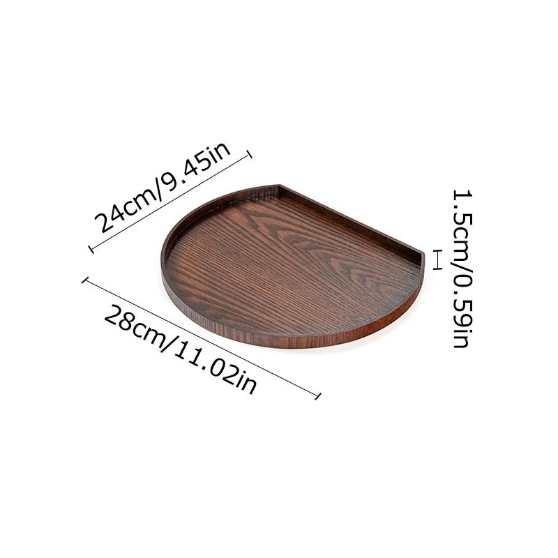 Holzteller & Serviertablett: Dekorative Ablage für Speisen, Kaffee & Desserts - ApolettaApoletta