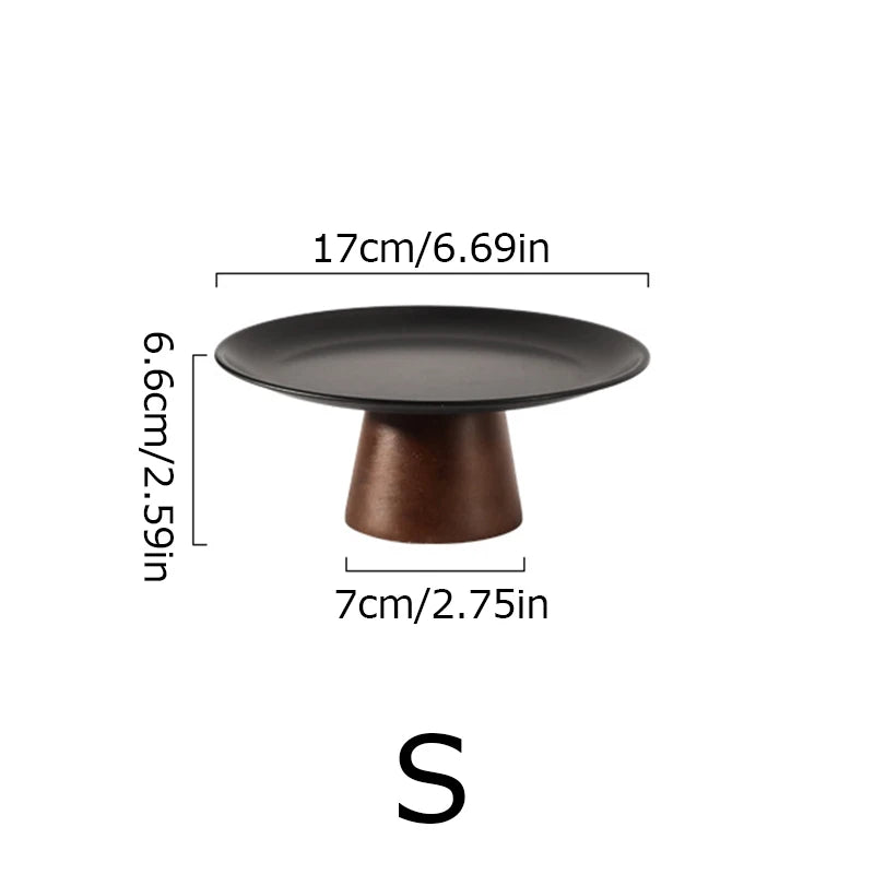 Holzteller & Serviertablett: Dekorative Ablage für Speisen, Kaffee & Desserts - ApolettaApoletta