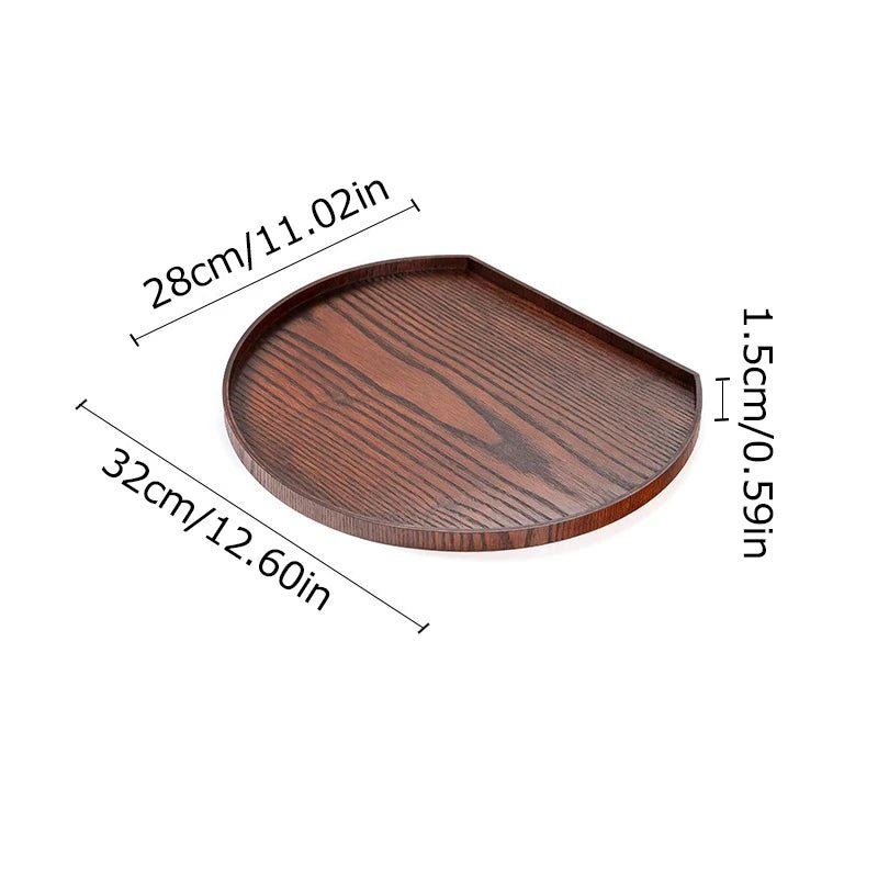 Holzteller & Serviertablett: Dekorative Ablage für Speisen, Kaffee & Desserts - ApolettaApoletta