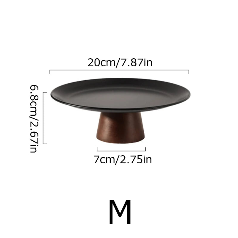 Holzteller & Serviertablett: Dekorative Ablage für Speisen, Kaffee & Desserts - ApolettaApoletta