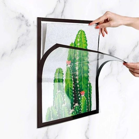 10er - Pack Magnetische A4 - Fotorahmen: Selbstklebender Displayrahmen ohne Bohren - ApolettaApoletta