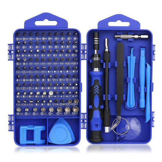 122 - teiliges magnetisches Schraubendreher - Set: Professionelles Werkzeug für präzise Reparaturen - ApolettaApoletta