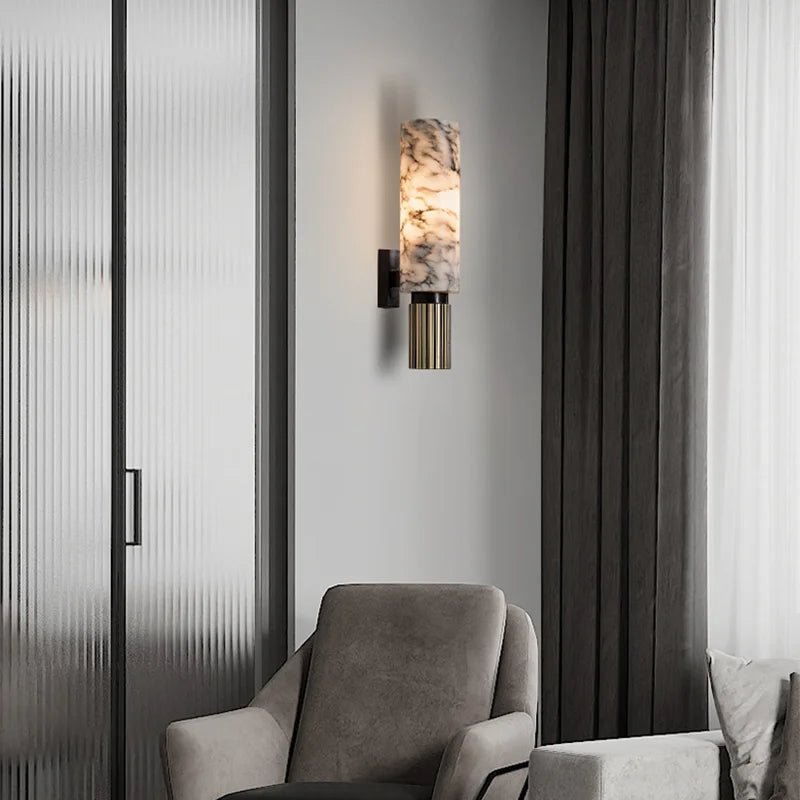 Moderne Wandlampe aus Naturmarmor - ApolettaApoletta