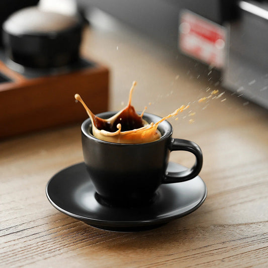 Espressotasse: Keramik - Set für Heim - Barista - Latte - Art & Küchenzubehör - ApolettaApoletta