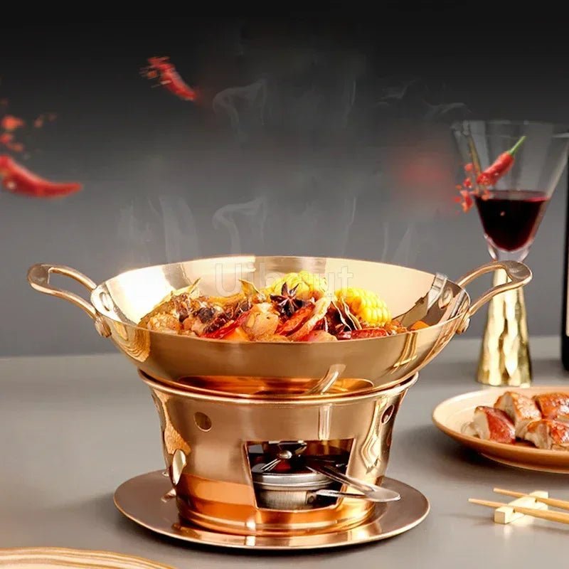 Verdickter Trockentopf: Robuster Edelstahl - Kochtopf für große Mengen & kleine Eintöpfe - ApolettaApoletta