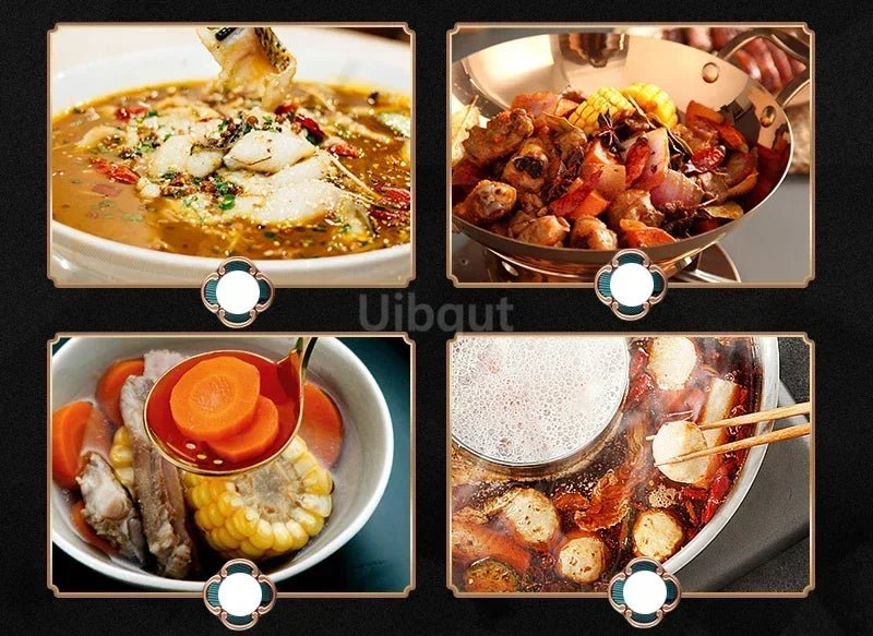 Verdickter Trockentopf: Robuster Edelstahl - Kochtopf für große Mengen & kleine Eintöpfe - ApolettaApoletta