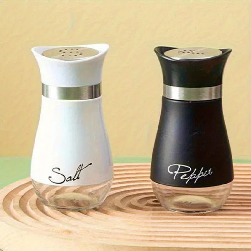 Gewürz - Shaker aus Glas: 2er - Set für Salz, Pfeffer & Grillgewürze - ApolettaApoletta