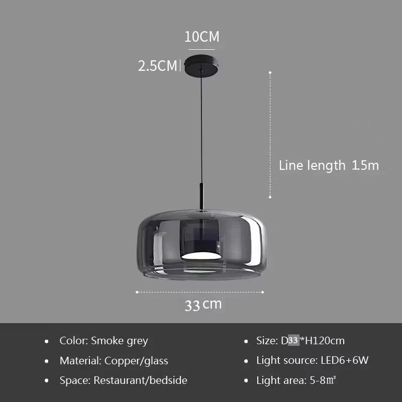 Moderne Pendelleuchte aus Glas - ApolettaApoletta