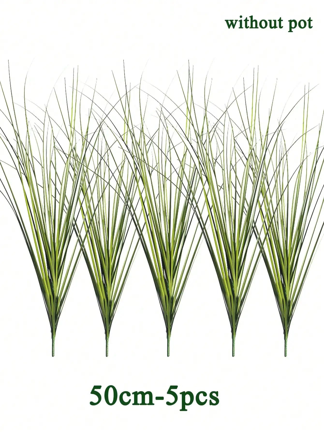 Künstliches Schilfrohrgras: 55 cm große Zwiebelgraspflanzen für Hochzeit, Garten & Büro - ApolettaApoletta