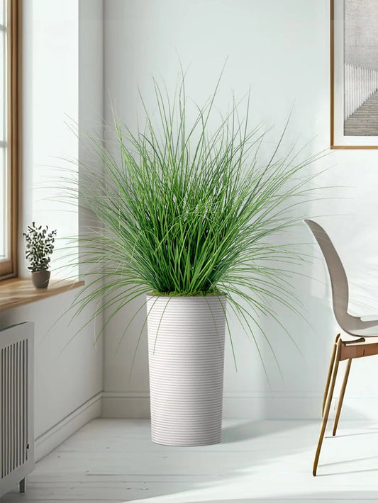 Künstliches Schilfrohrgras: 55 cm große Zwiebelgraspflanzen für Hochzeit, Garten & Büro - ApolettaApoletta