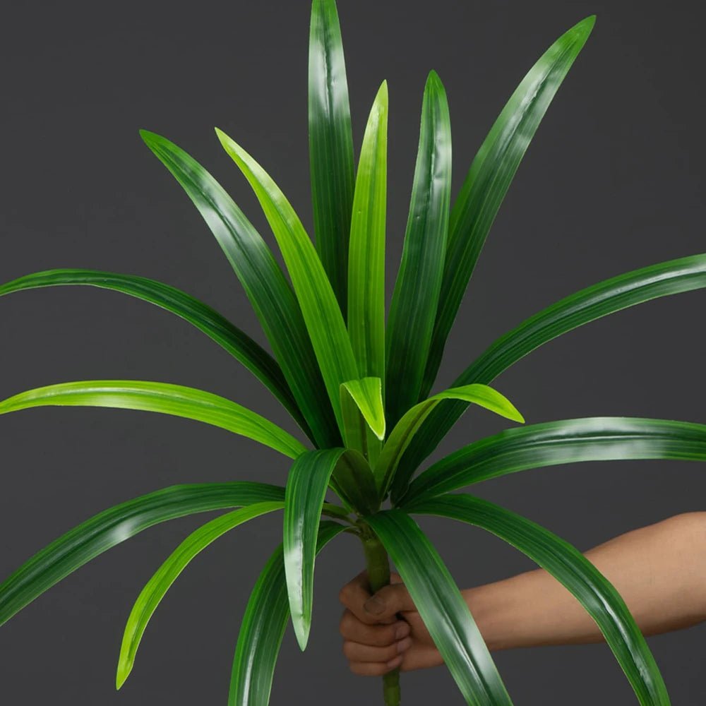Künstliche Magnolienpflanzen: 50–65 cm hohe Orchideen - Blätter für Büro & Deko - ApolettaApoletta