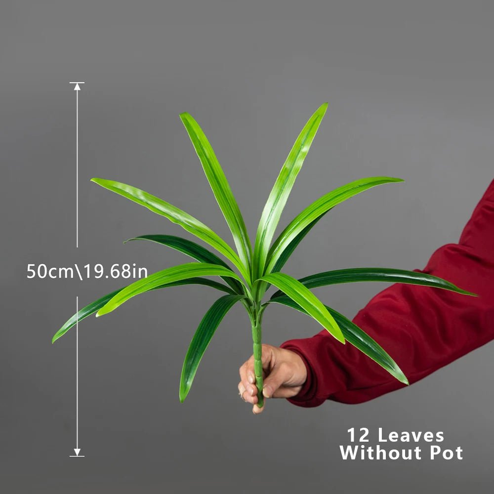 Künstliche Magnolienpflanzen: 50–65 cm hohe Orchideen - Blätter für Büro & Deko - ApolettaApoletta