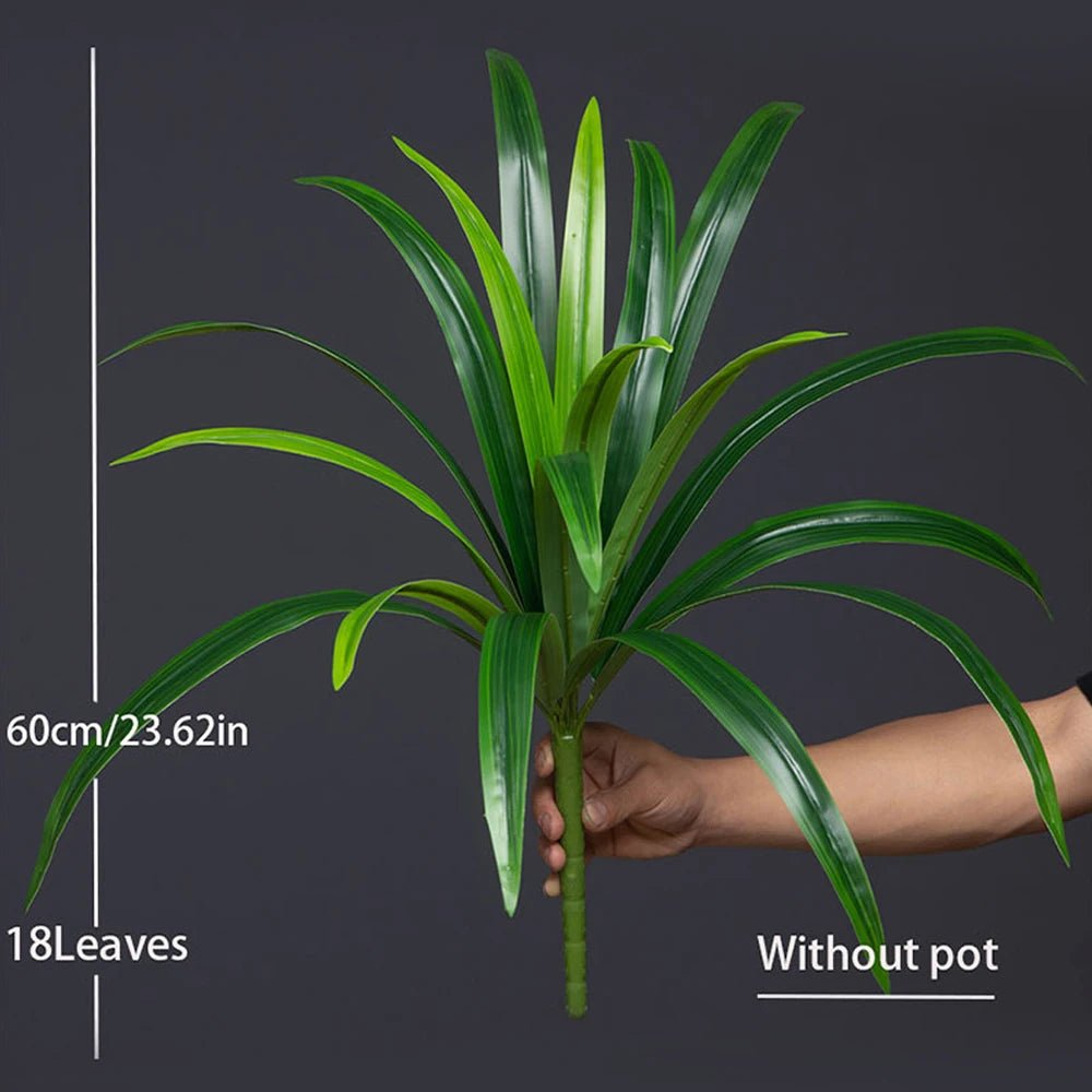 Künstliche Magnolienpflanzen: 50–65 cm hohe Orchideen - Blätter für Büro & Deko - ApolettaApoletta