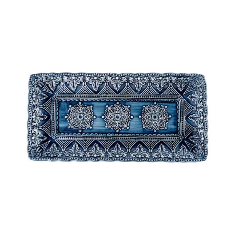 Relief - Geschirr - Set: Western - Teller, Schalen & Tassen für Steak, Dessert & Pasta - ApolettaApoletta