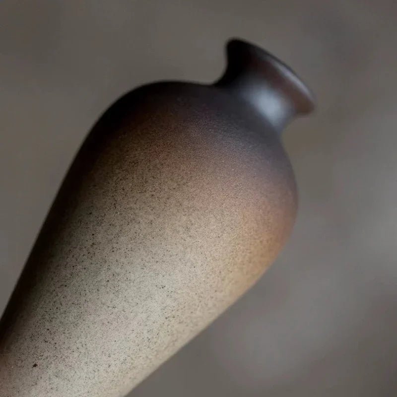 Retro - Zen - Vase: Keramik - Blumeneinsatz für Hydrokultur - Blumen & Tischdekoration - ApolettaApoletta