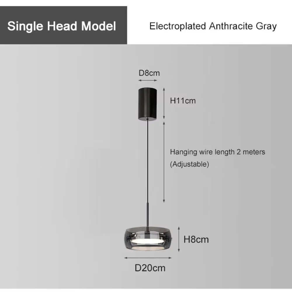 Moderne Pendelleuchte aus Glas - ApolettaApoletta