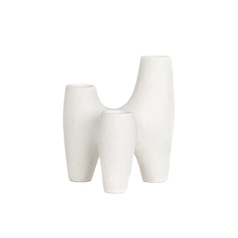 Kerzenhalter in Dreiecksform aus Keramik - ApolettaApoletta