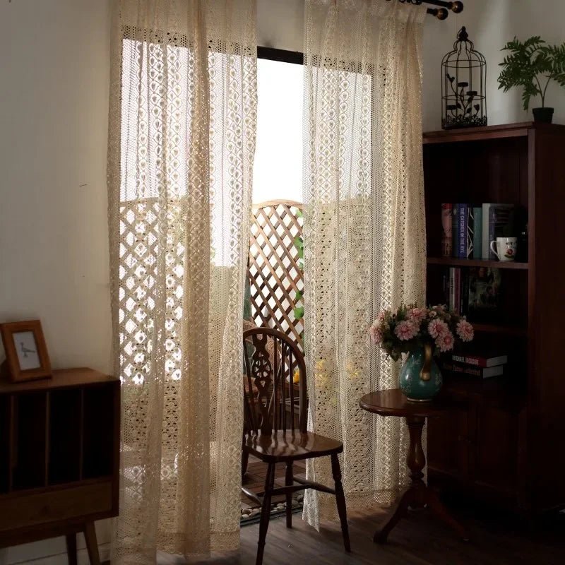 Häkel - Strickvorhänge: Boho - Chic &amp; Retro - Stil für Schlafzimmer und Terrasse - ApolettaApoletta