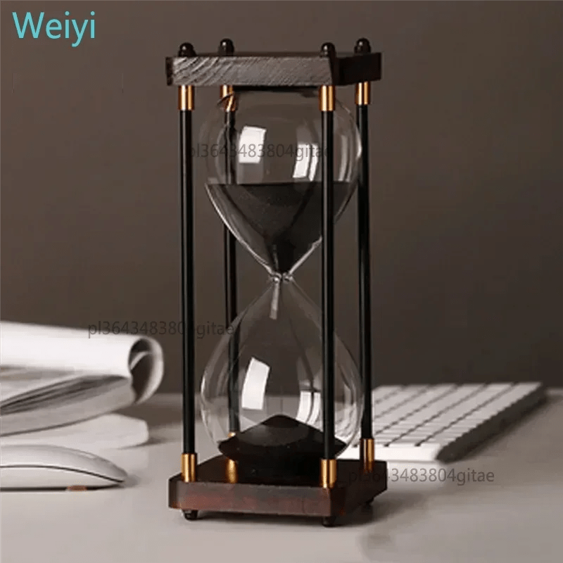 Luxuriöse Retro - Sanduhr: 30 Minuten, elegant & Dekompressionsgeschenk für Büro und Zuhause - ApolettaApoletta