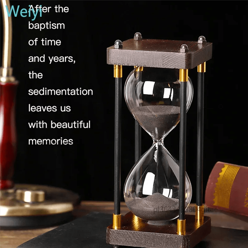 Luxuriöse Retro - Sanduhr: 30 Minuten, elegant & Dekompressionsgeschenk für Büro und Zuhause - ApolettaApoletta